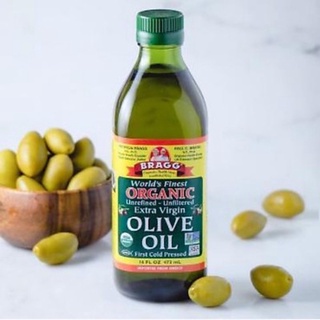 Dầu olive hữu cơ ép lạnh Bragg