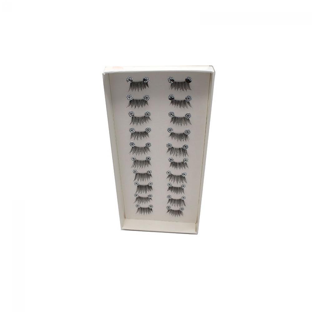 BORAG Set 10 Cặp Lông Mi Giả Mini Trang Điểm Tự Nhiên