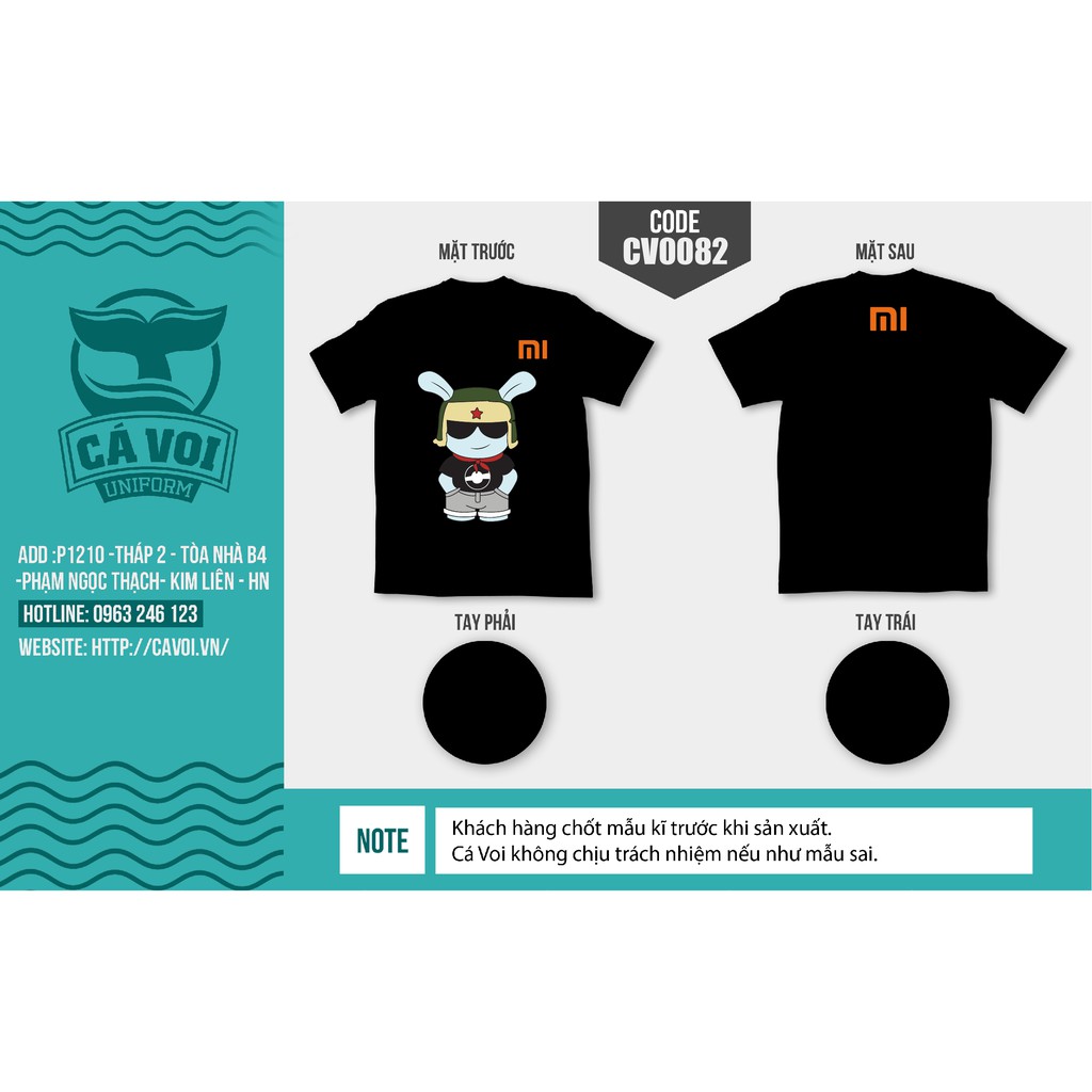 Áo xiaomi in hình cute Perfect Style