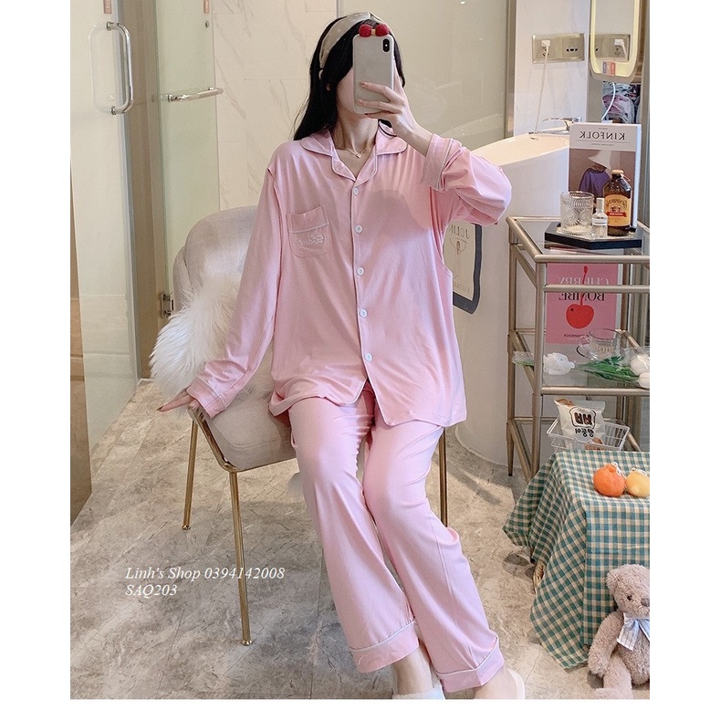 Bộ Bầu Dài Tay Sau Sinh-SAQ199 Ở cữ