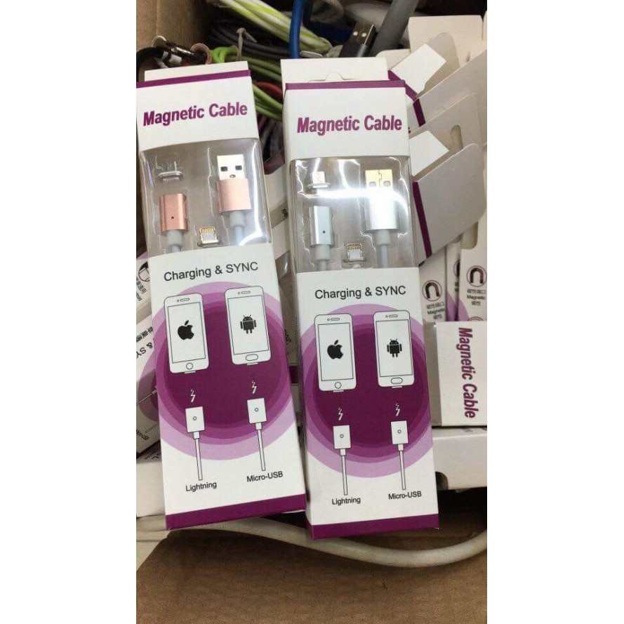 Dây cáp sạc nam châm từ tính 2 đầu