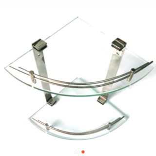 Kệ kính phòng tắm inox 304, kệ kính 2 tầng inox 304
