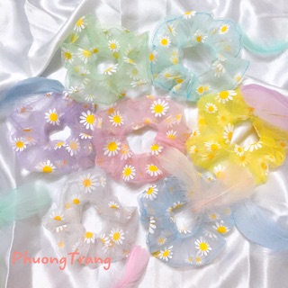 Scrunchies hoa cúc