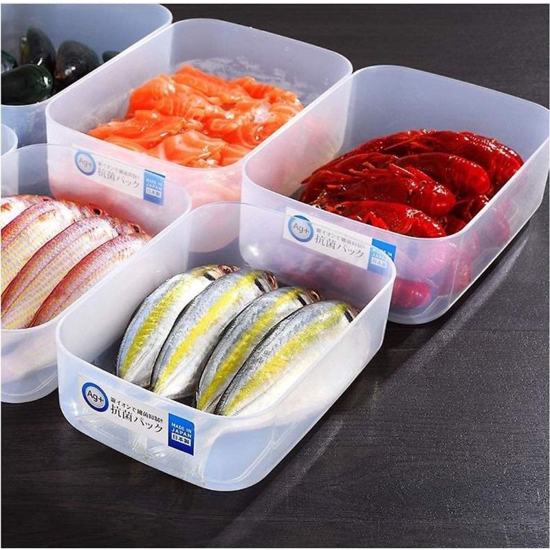 Hộp nhựa nắp dẻo, kháng khuẩn 900ml Nakaya