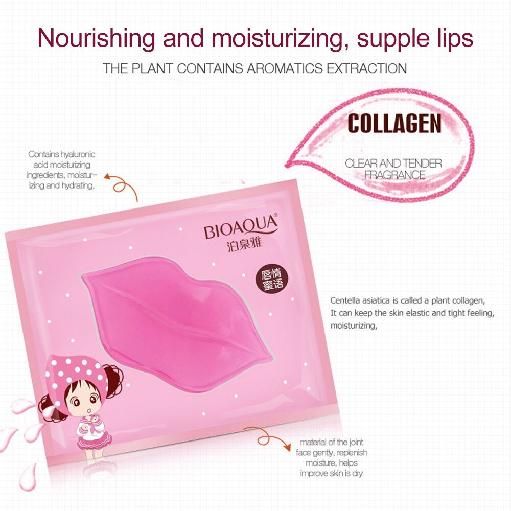 (hàng Mới Về) Mặt Nạ Môi Bioaqua Dưỡng Ẩm Hiệu Quả | BigBuy360 - bigbuy360.vn