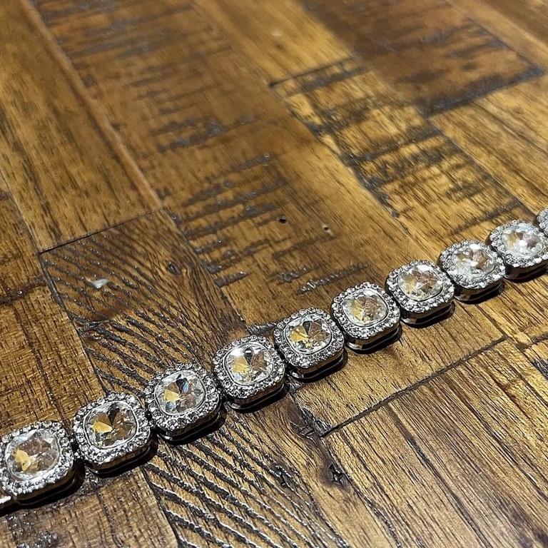 Lắc tay nam tenis cuban thời trang Libery  - Mẫu V012