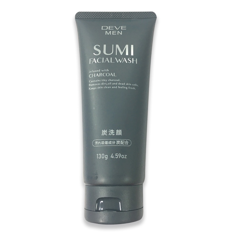 Sữa Rửa Mặt Deve Men Sumi Facial Wash Than Hoạt Tính Charcoal Dành Cho Nam  - Nhật Bản