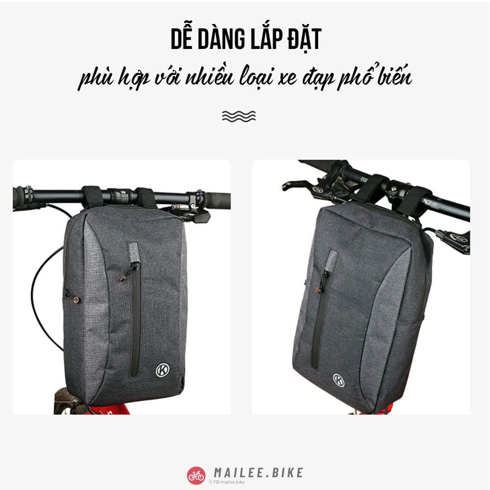 Túi Treo Xe Đạp Túi Đựng Đồ Gắn Trước Ghi Đông Xe Đạp Sức Chứa Lớn Bền Bỉ Đa Năng