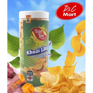 Snack khoai lang Vạn Lộc vị tự nhiên (Có thể ăn chay) – 110g/hộp