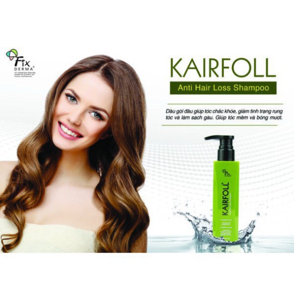 [CHÍNH HÃNG] Fixderma Dầu Gội Giảm Rụng Tóc Kairfoll Shampoo 200ml