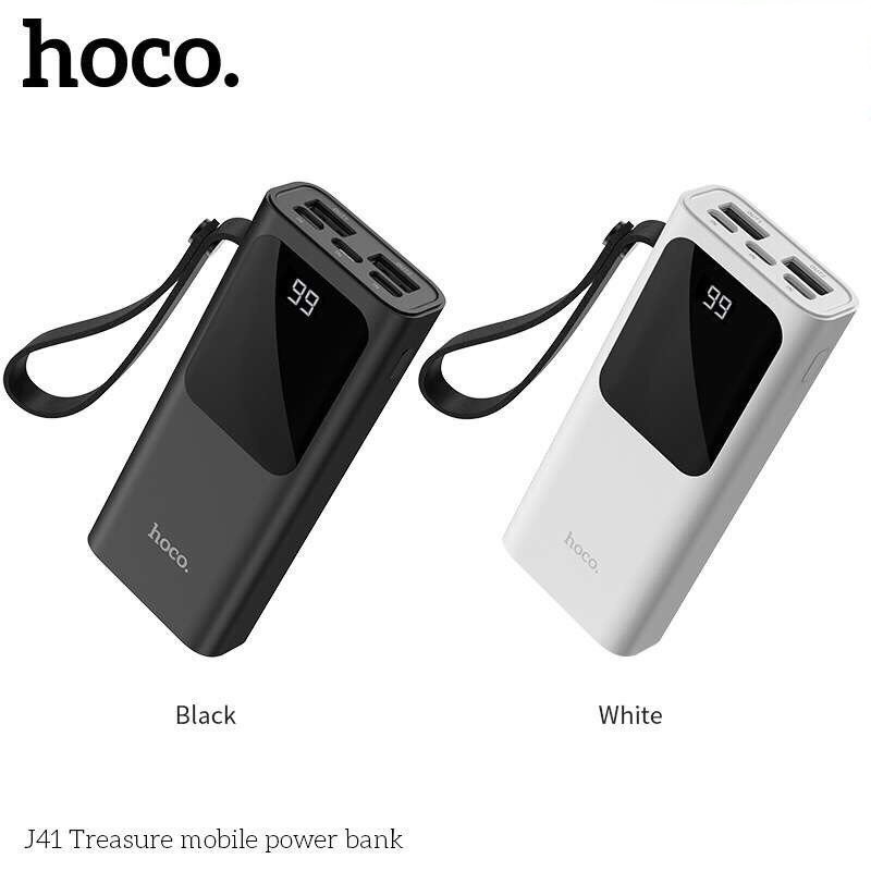 [Mã 252ELSALE hoàn 7% đơn 300K] Pin sạc dự phòng Hoco J41 Intelligent Balance 10000mAh lõi Polymer 3 cổng input