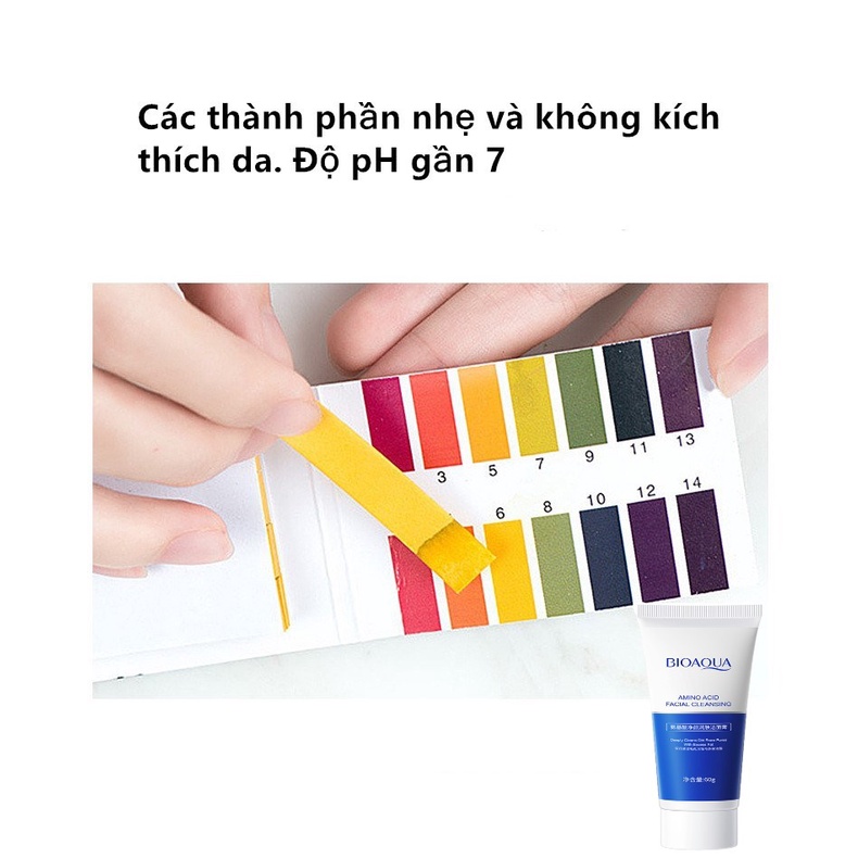 Sữa rửa mặt cấp nước BIOAQUA Dưỡng ẩm nhẹ nhàng, Làm sạch da mặt và Mụn đầu đen 60 G