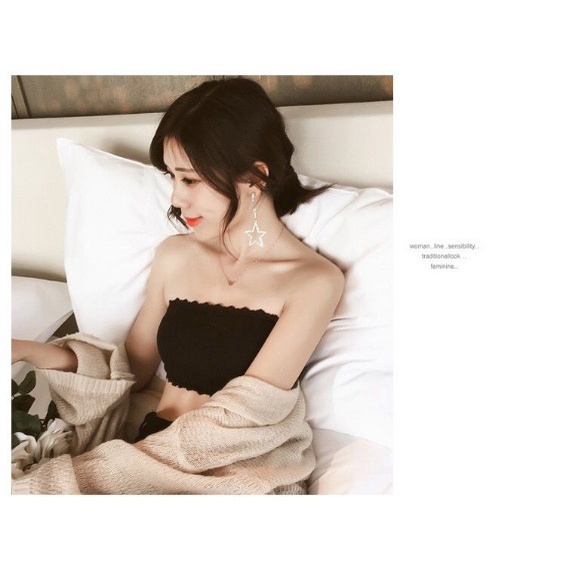 Áo Ngực Bộ đồ lót nữ Ngực Ren Không Dây Không Gọng Chống Trượt Thoáng Khí Thoải Mái Gợi Cảm Cho Nữ