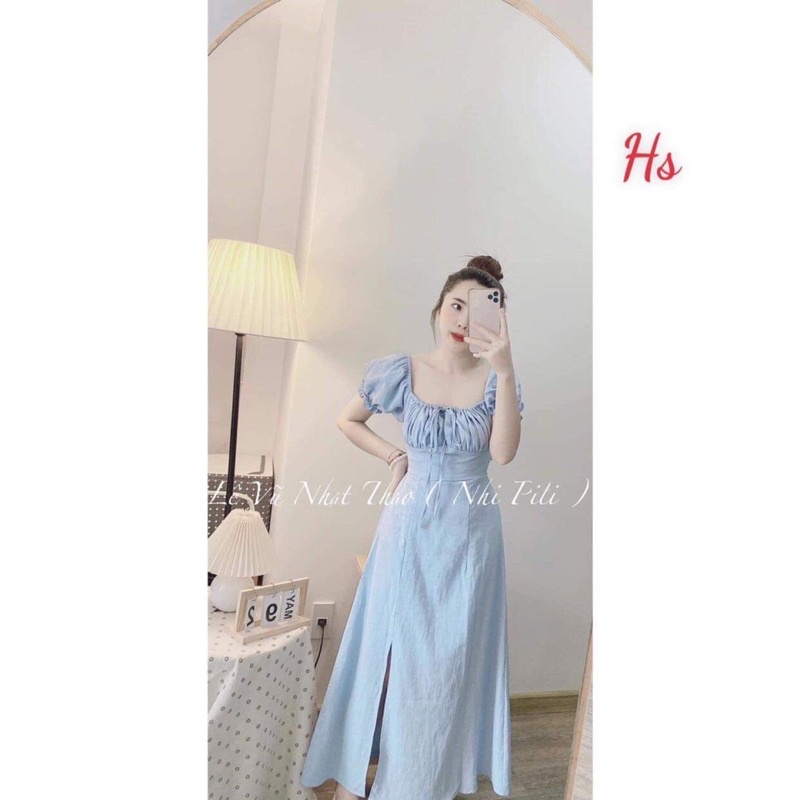 Váy dúm ngực hở lưng HS6