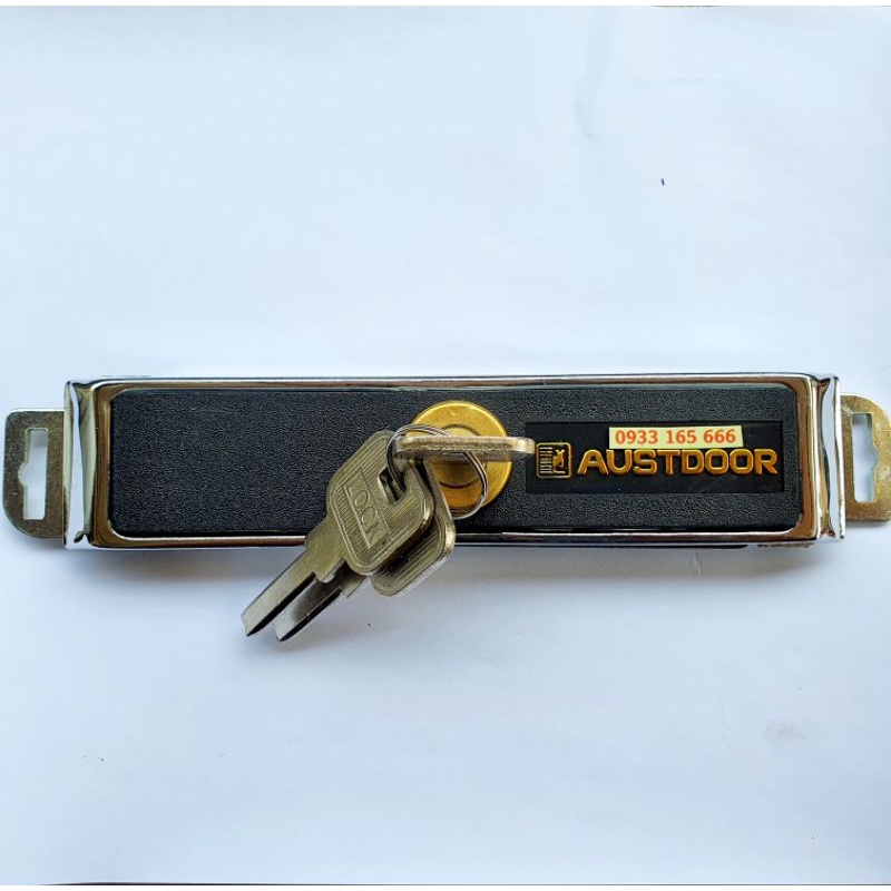 Khóa cửa cuốn Austdoor KH5 - khóa ngang - khóa cơ cửa cuốn chính hãng