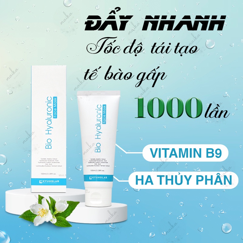 Mặt nạ cấp ẩm, làm dịu da, ngừa lão hóa KYUNG LAB VITAMIN B9 BIO HYALURONIC FACE MASK 100ml | BigBuy360 - bigbuy360.vn