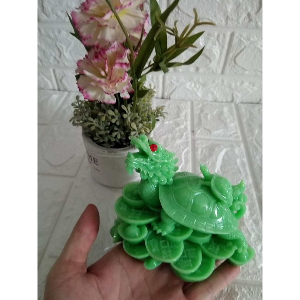 Tượng Long Quy đại phát đá xanh poly LQX01 | BigBuy360 - bigbuy360.vn