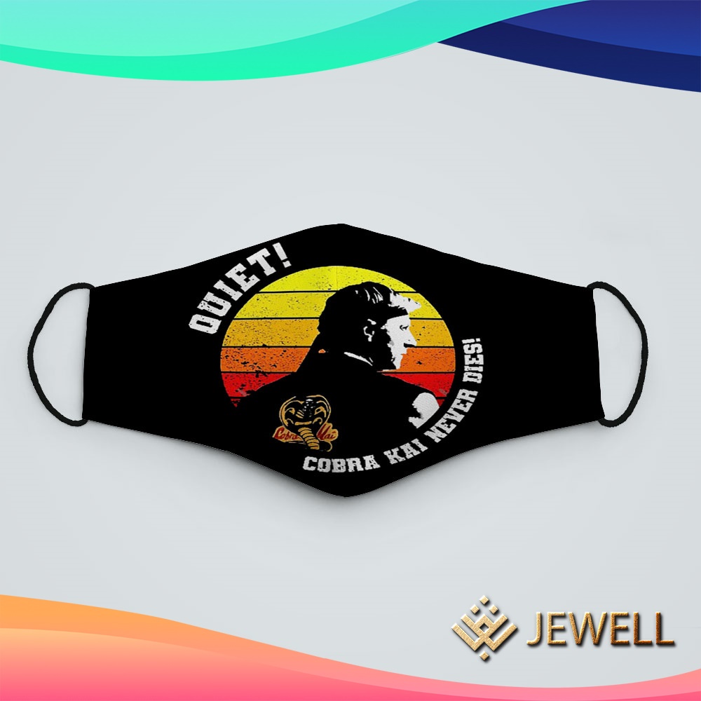 Khẩu trang vải xịn COBRA KAI_809 JEWELL chất liệu vải mềm 2 lớp chống nắng phòng dịch bệnh lọc không khí