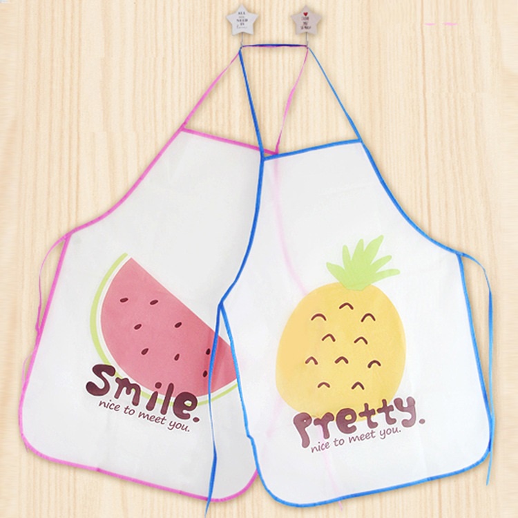 Tạp dề hình trái cây chất liệu Nilon chống thấm nước, độ bền cao