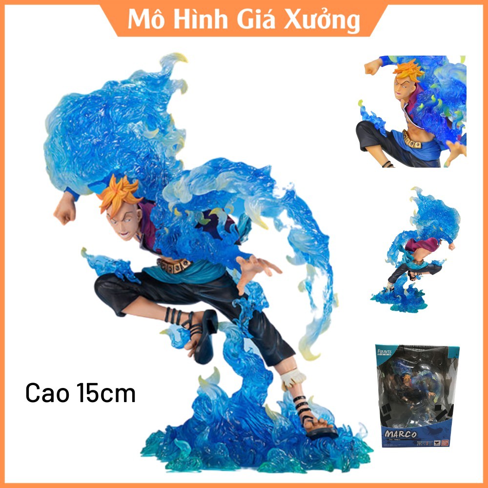 Mô Hình Marco Phượng Hoàng Trạng Thái Chiến Đấu Cao 14cm - Đội Trưởng đội 1 Băng Râu Trắng -Figure Tượng OnePiece