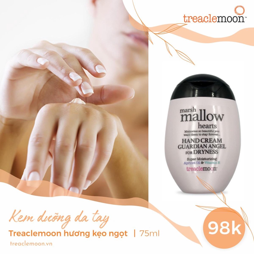 Kem Dưỡng Da Tay Dưỡng Ẩm Mềm Mịn Chiết Xuất Hoa Quả Treaclemoon Hand Cream 75ml