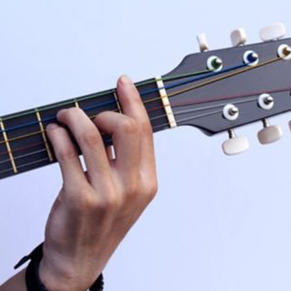 (Đang Bán) Bộ 6 Dây Đàn Nhiều Màu Sắc Cho Guitar Acoustic