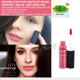 Son dạng kem NYX Soft Matte Lip Cream #SMLC05 Antwerp 7.6g
