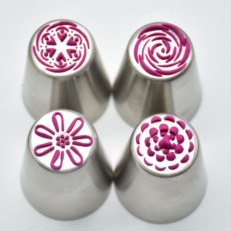 Set 12 Đuôi Bắt Bông Kem Bằng Thép Không Gỉ