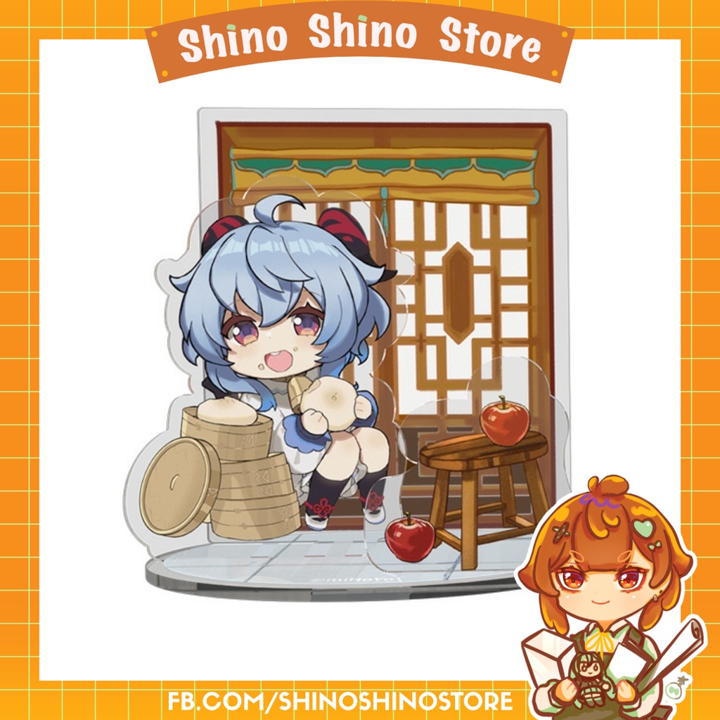 [có sẵn] standee acrylic chibi thời thơ ấu genshin impact chính hãng từ official shop