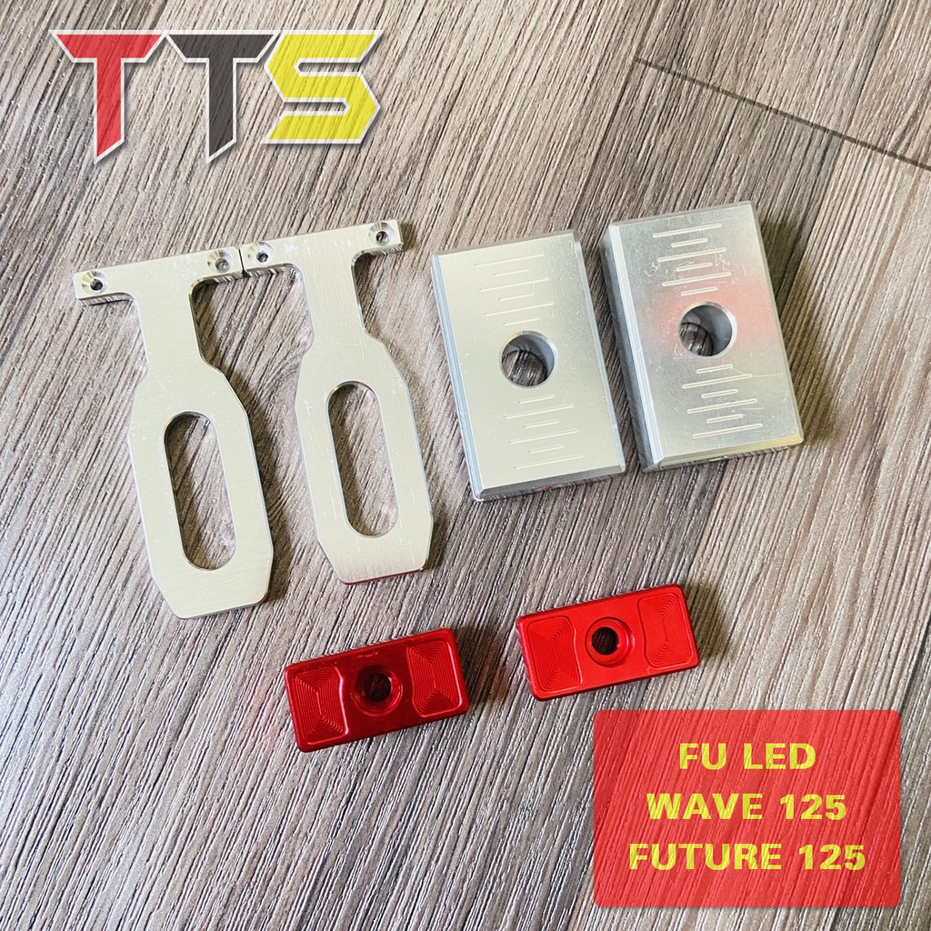 Bát tăng sên âm FU LED, WAVE 125i tích hợp nẹp gắp chống trầy, chống rớt nắp tăng sên