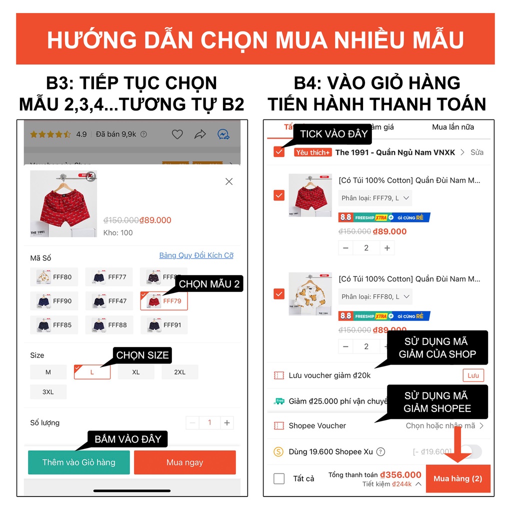 [Có Túi 100% Cotton] Quần Đùi Nam Mặc Nhà 1991 Quần Ngủ Nam - MS9104
