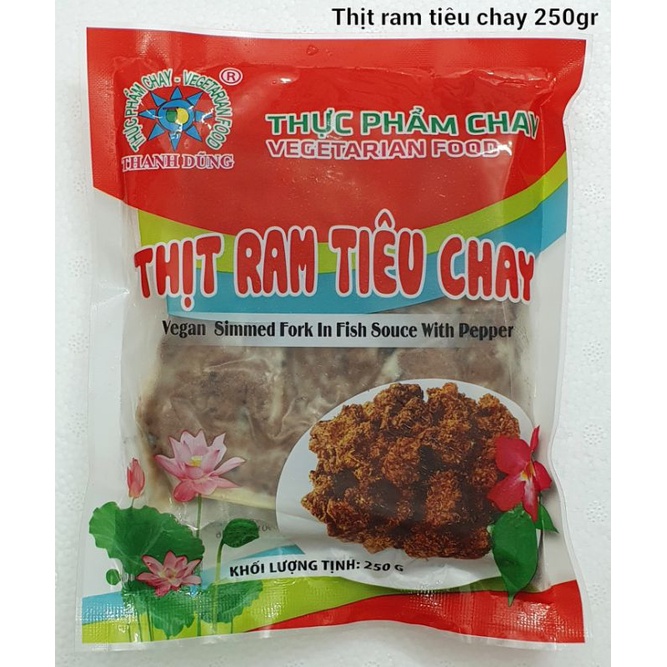 Thịt ram tiêu chay Thanh Dũng 250gr (cấp đông)