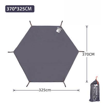 Lều Cắm Trại Lục Giác 210d Bằng Vải Rơm Chống Nước Chống Ẩm Chống Mài Mòn