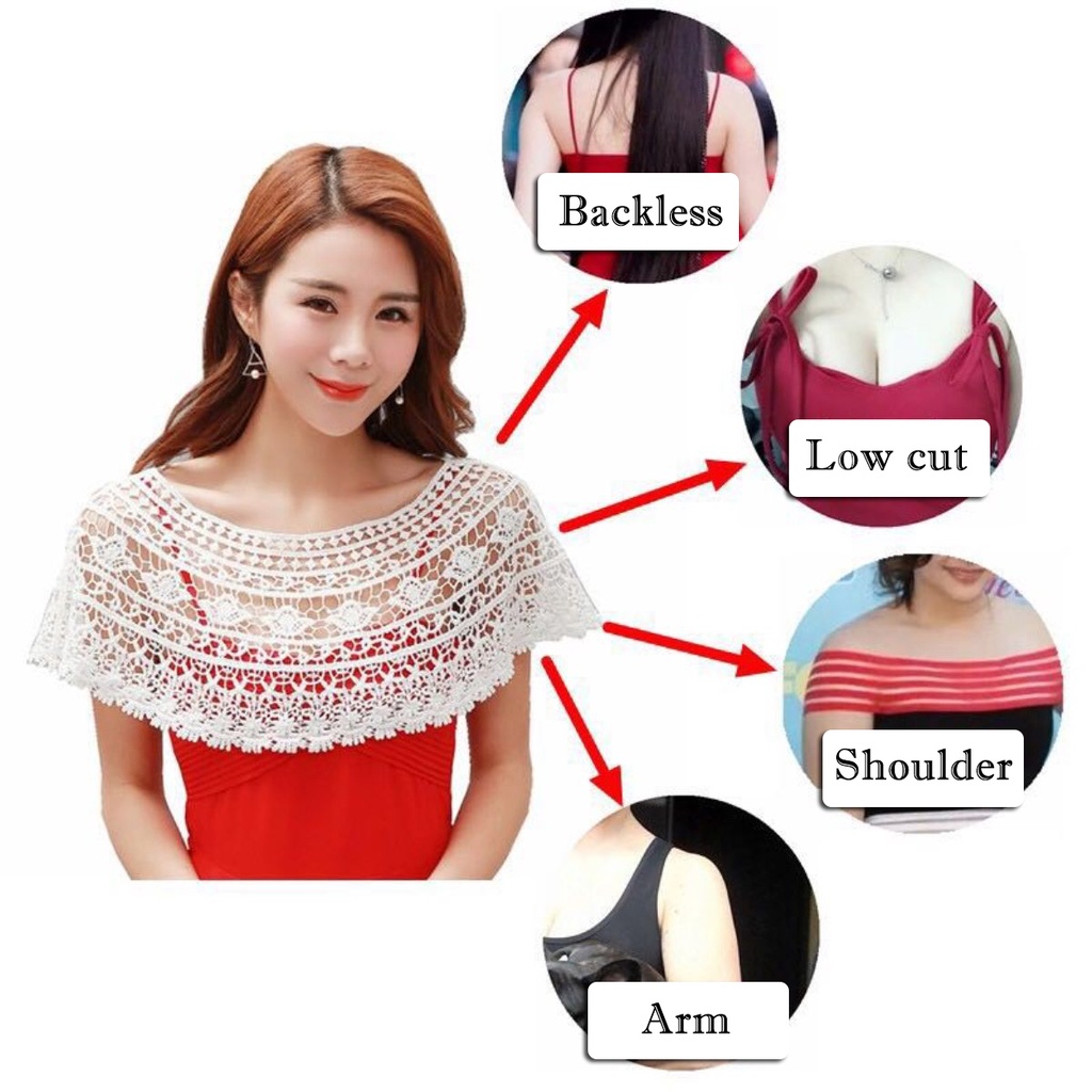 Cổ Áo Ren Giả Dạng Váy Cho Nữ Sự Bảo Vệ