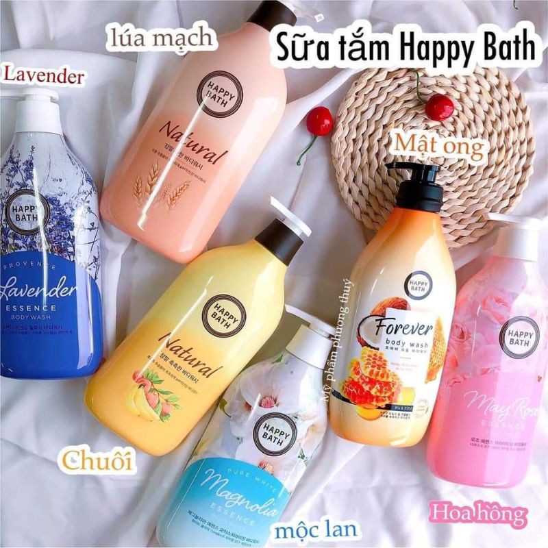 Sữa tắm Happy Bath Hàn Quốc 900ml