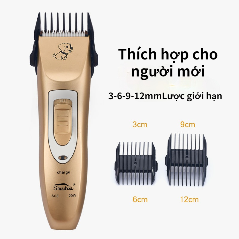 ZSZ-Tông đơ cắt tóc điện dành cho thú cưng  Hàng nhập khẩu chất lượng cao  tông đơ chó mèo Bộ phụ kiện đầy đủ .