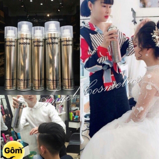 Keo xịt tóc Butterfly Shadow CHAI 320ml