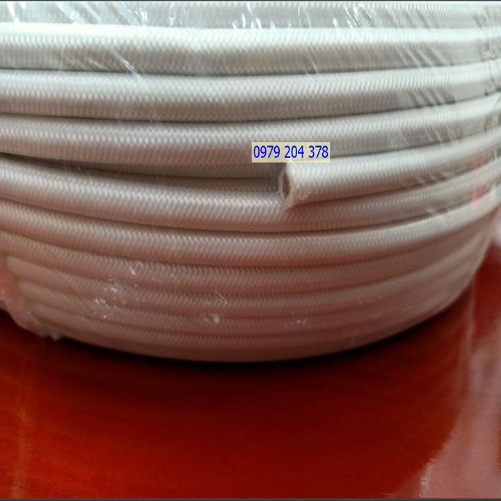 Dây điện chịu nhiệt amiang 4ly-10m/cuộn