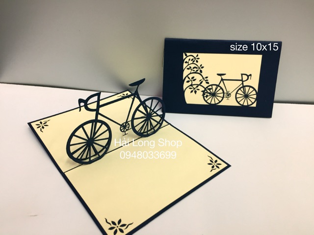 Xe đạp 1 - Bike - Thiệp 3D | BigBuy360 - bigbuy360.vn