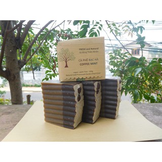 XÀ BÔNG CÀ PHÊ BẠC HÀ / MINT COFFEE SOAP