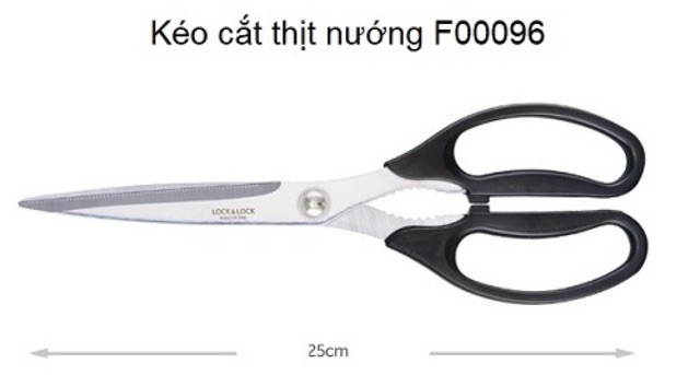 🍓🍓KÉO CẮT THỊT NƯỚNG BULGOGI SCISSORS LOCK&LOCK-F00096