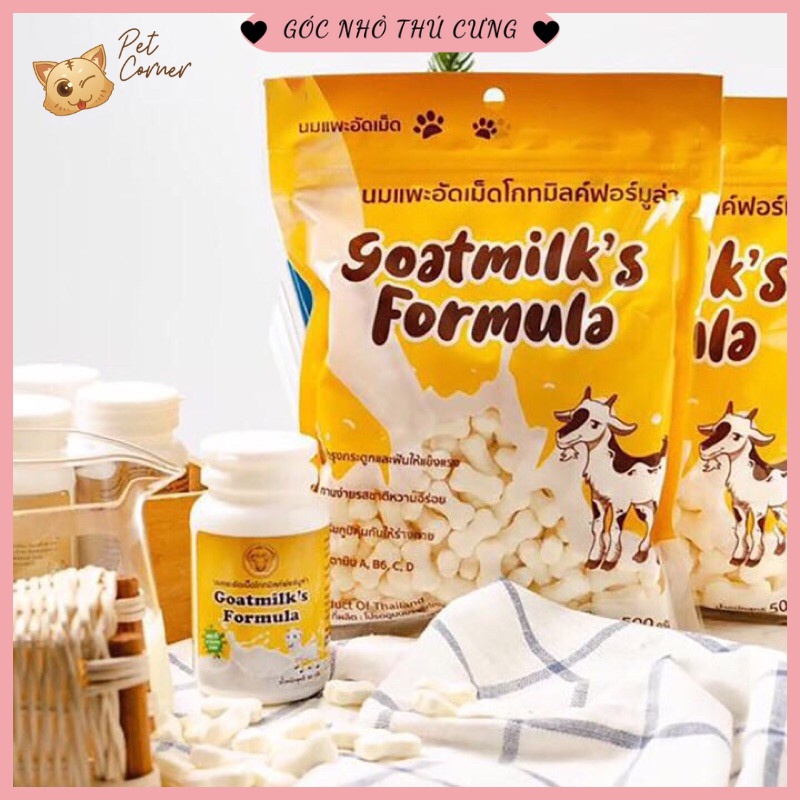 Xương kẹo sữa dê canxi Thái Lan 500g