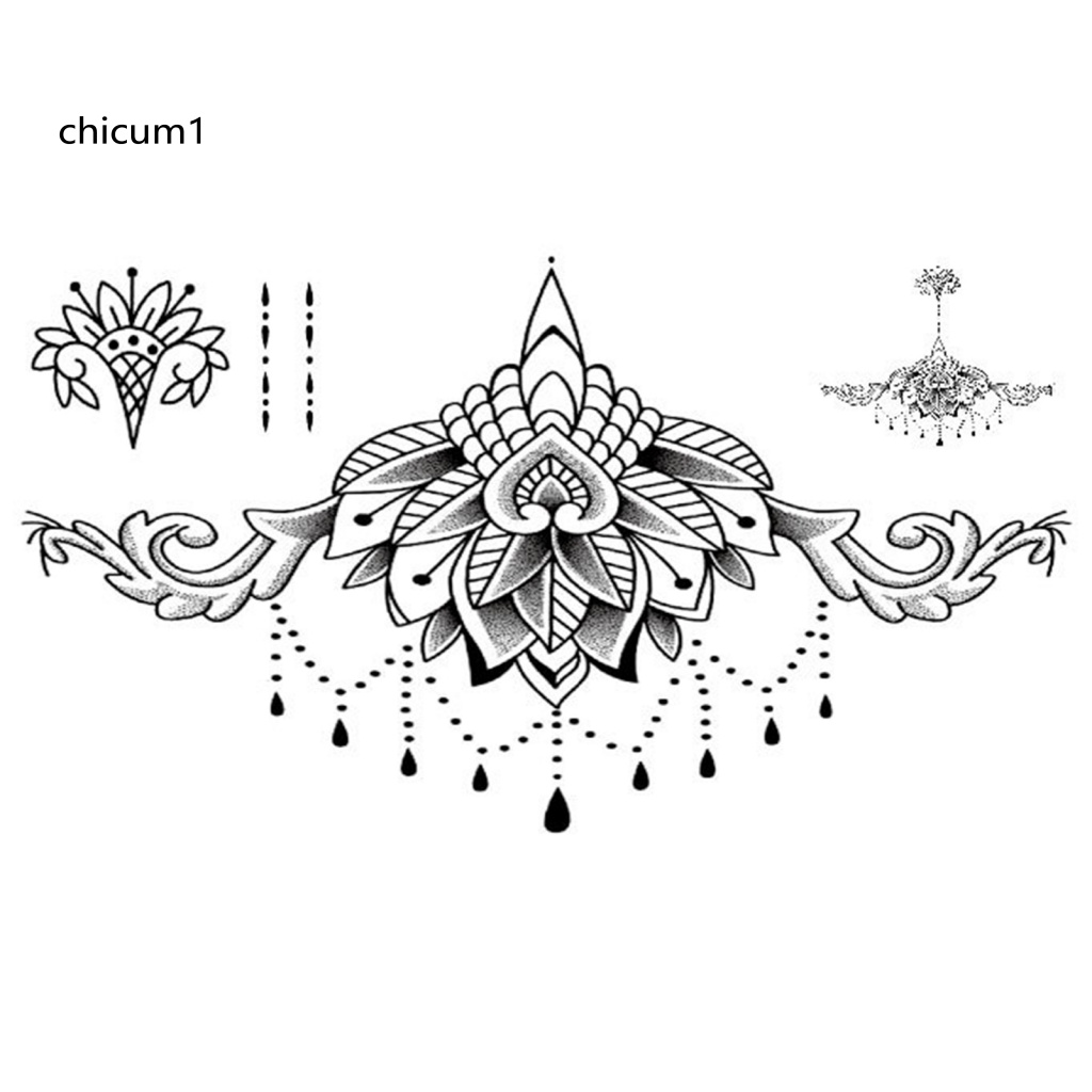 Miếng Dán Hình Xăm Tạm Thời CC PET Dễ Sử Dụng Dành Cho Bạn Nữ