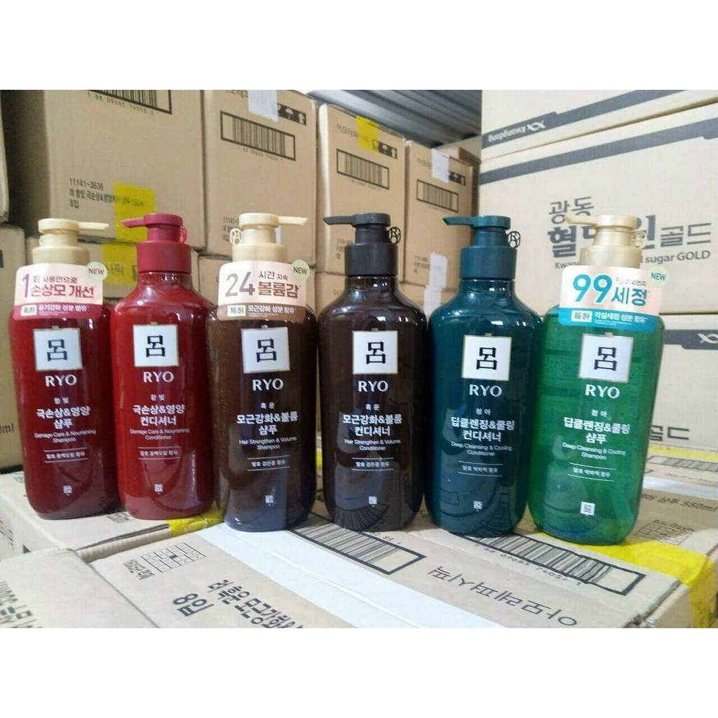Dầu gội Ryo Hàn Quốc cao cấp giúp phục hồi hư tổn, giảm gãy rụng, giảm gàu, kích thích mọc tóc mẫu mới