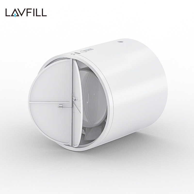 Quạt thông gió đường ống, tăng áp, không ồn, có nắp chống đảo gió - hãng LAVFILL LFI-13SI/ LFI-09SI