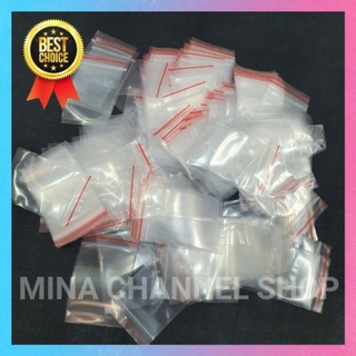 Túi Zip Mini  Set 100g (4cm x 7,5cm) Dùng Để Đựng Charm, Cốm, Borax