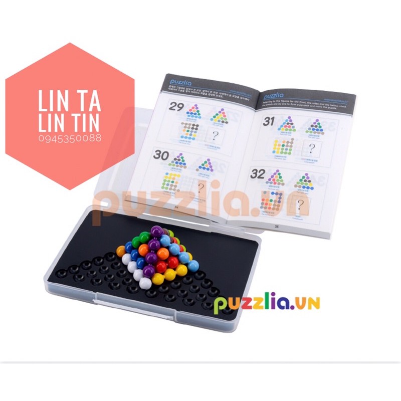 [CHÍNH HÃNG] Bộ đồ chơi tư duy Puzzlia 2d3d nhập khẩu Hàn Quốc
