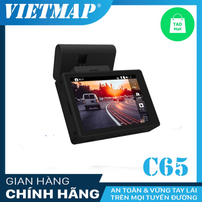 Camera hành trình trước sau cao cấp Vietmap C65 - Cảm biến ảnh SONY - Bảo Hành 12 tháng