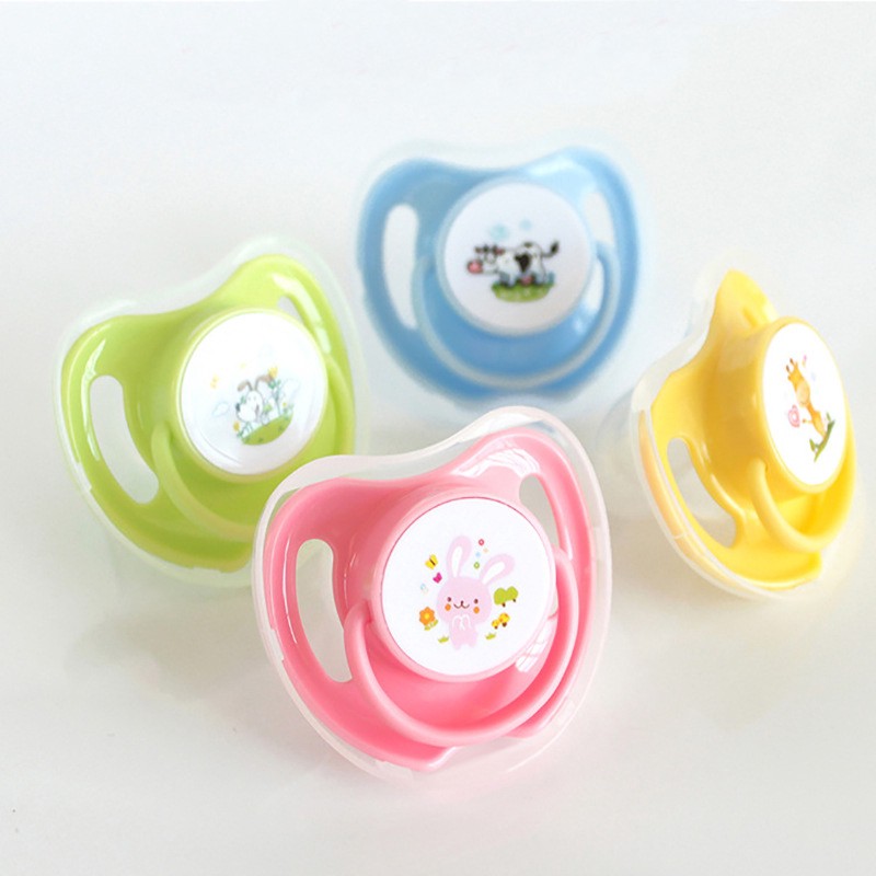 Ti Giả Bằng Silicone Cho Bé Ngậm Mọc Răng