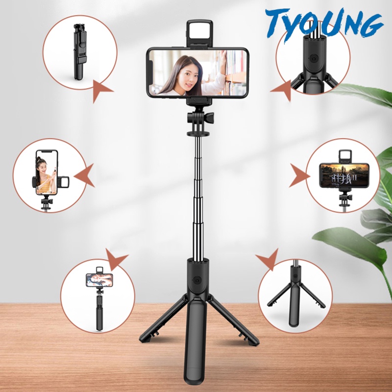 Gậy Chụp Ảnh Tự Sướng Bluetooth Điều Khiển Từ Xa Cho Điện Thoại | BigBuy360 - bigbuy360.vn